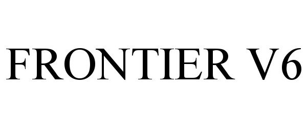 Trademark Logo FRONTIER V6