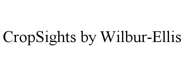  CROPSIGHTS BY WILBUR-ELLIS