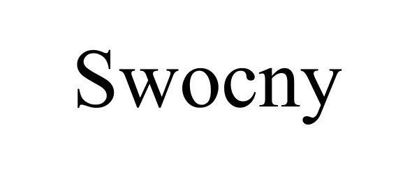 Trademark Logo SWOCNY