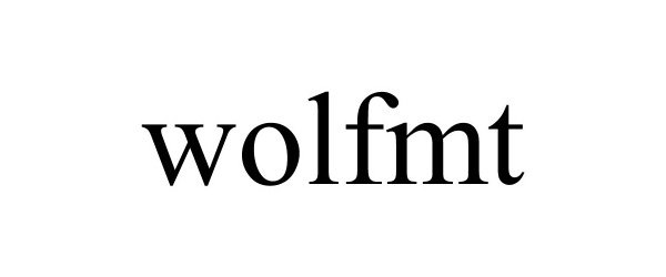 Trademark Logo WOLFMT
