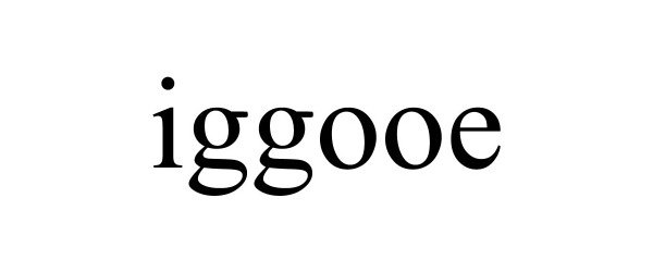 Trademark Logo IGGOOE