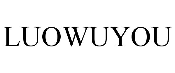 Trademark Logo LUOWUYOU