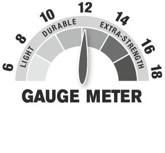  GAUGE METER LIGHT DURABLE EXTRA-STRENGTH