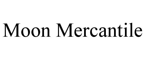 Trademark Logo MOON MERCANTILE