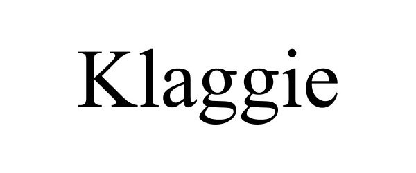 Trademark Logo KLAGGIE