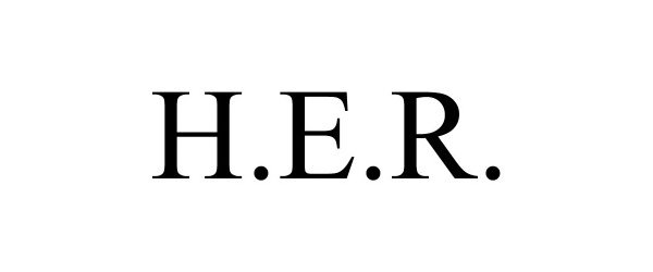 Trademark Logo H.E.R.