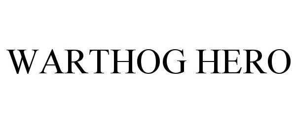 Trademark Logo WARTHOG HERO