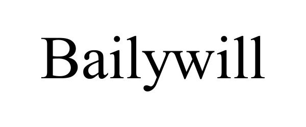 Trademark Logo BAILYWILL