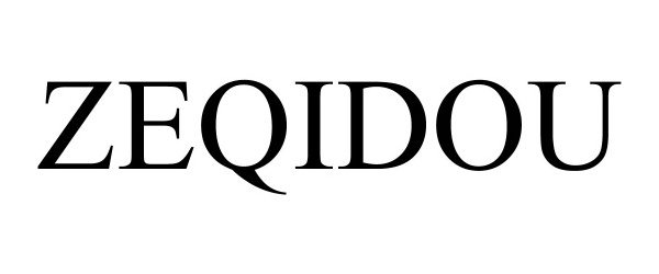 Trademark Logo ZEQIDOU