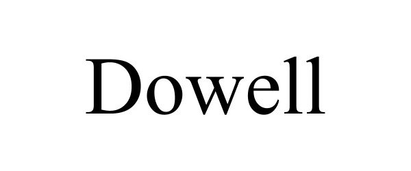Trademark Logo DOWELL