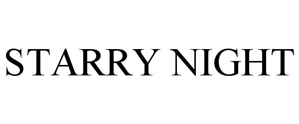 Trademark Logo STARRY NIGHT