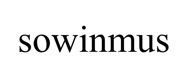 Trademark Logo SOWINMUS