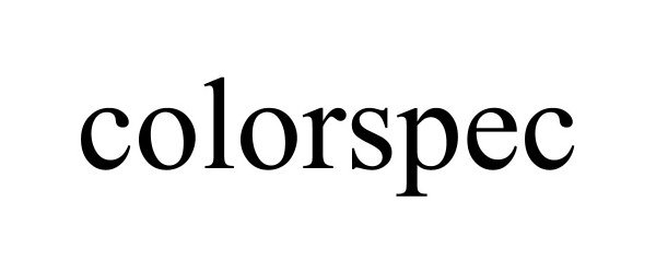 Trademark Logo COLORSPEC
