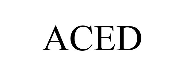 Trademark Logo ACED
