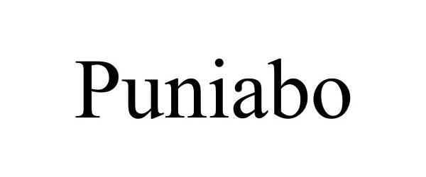 Trademark Logo PUNIABO