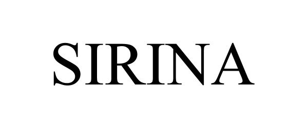 Trademark Logo SIRINA