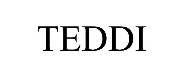 Trademark Logo TEDDI