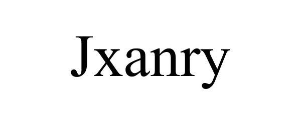 Trademark Logo JXANRY