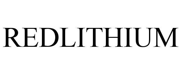 Trademark Logo REDLITHIUM