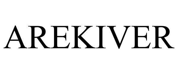 Trademark Logo AREKIVER