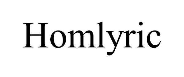 Trademark Logo HOMLYRIC