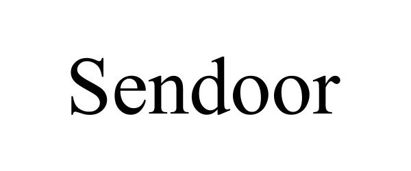 Trademark Logo SENDOOR