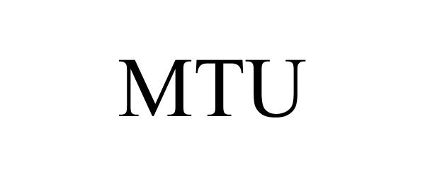 Trademark Logo MTU