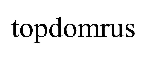 Trademark Logo TOPDOMRUS