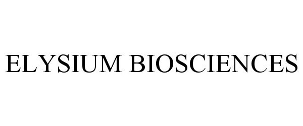  ELYSIUM BIOSCIENCES