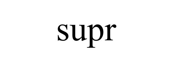Trademark Logo SUPR