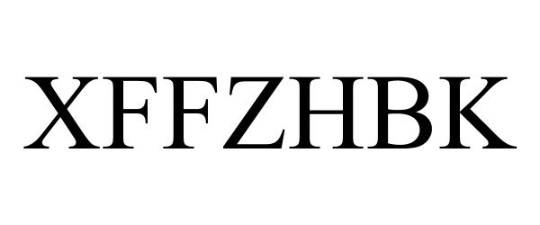 Trademark Logo XFFZHBK