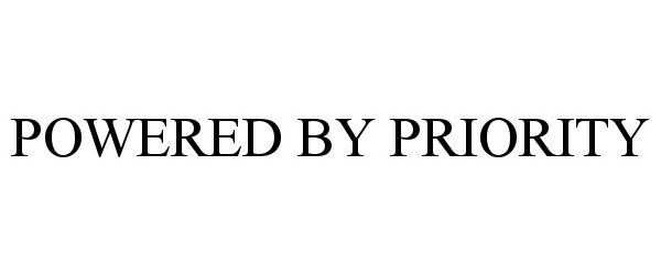 Trademark Logo POWERED BY PRIORITY