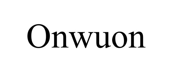 Trademark Logo ONWUON