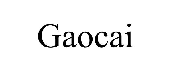 Trademark Logo GAOCAI
