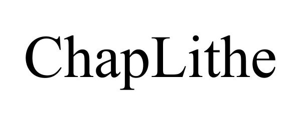 Trademark Logo CHAPLITHE