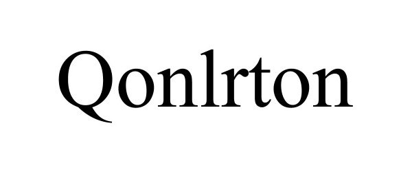 Trademark Logo QONLRTON