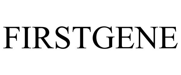 Trademark Logo FIRSTGENE