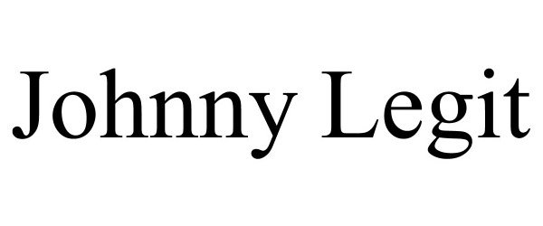 Trademark Logo JOHNNY LEGIT