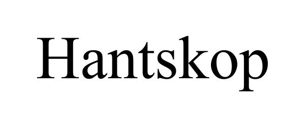 Trademark Logo HANTSKOP