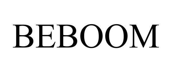 Trademark Logo BEBOOM