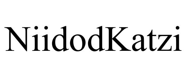 Trademark Logo NIIDODKATZI