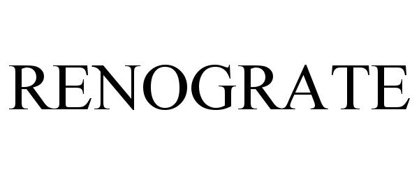 Trademark Logo RENOGRATE