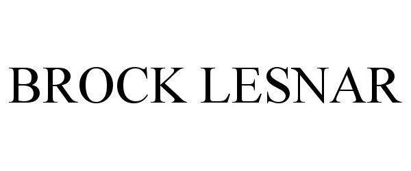 Trademark Logo BROCK LESNAR