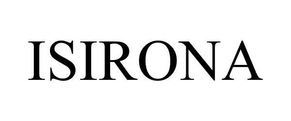 Trademark Logo ISIRONA