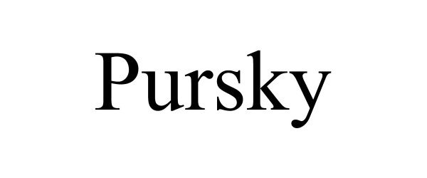 Trademark Logo PURSKY