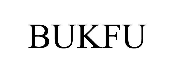 Trademark Logo BUKFU