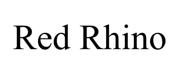 Trademark Logo RED RHINO