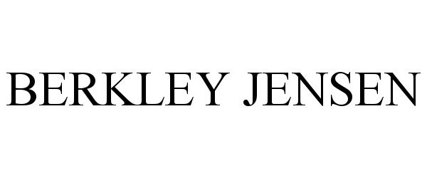 Trademark Logo BERKLEY JENSEN