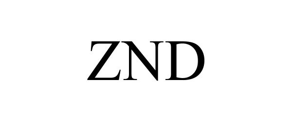 Trademark Logo ZND