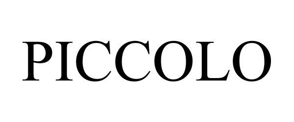 Trademark Logo PICCOLO